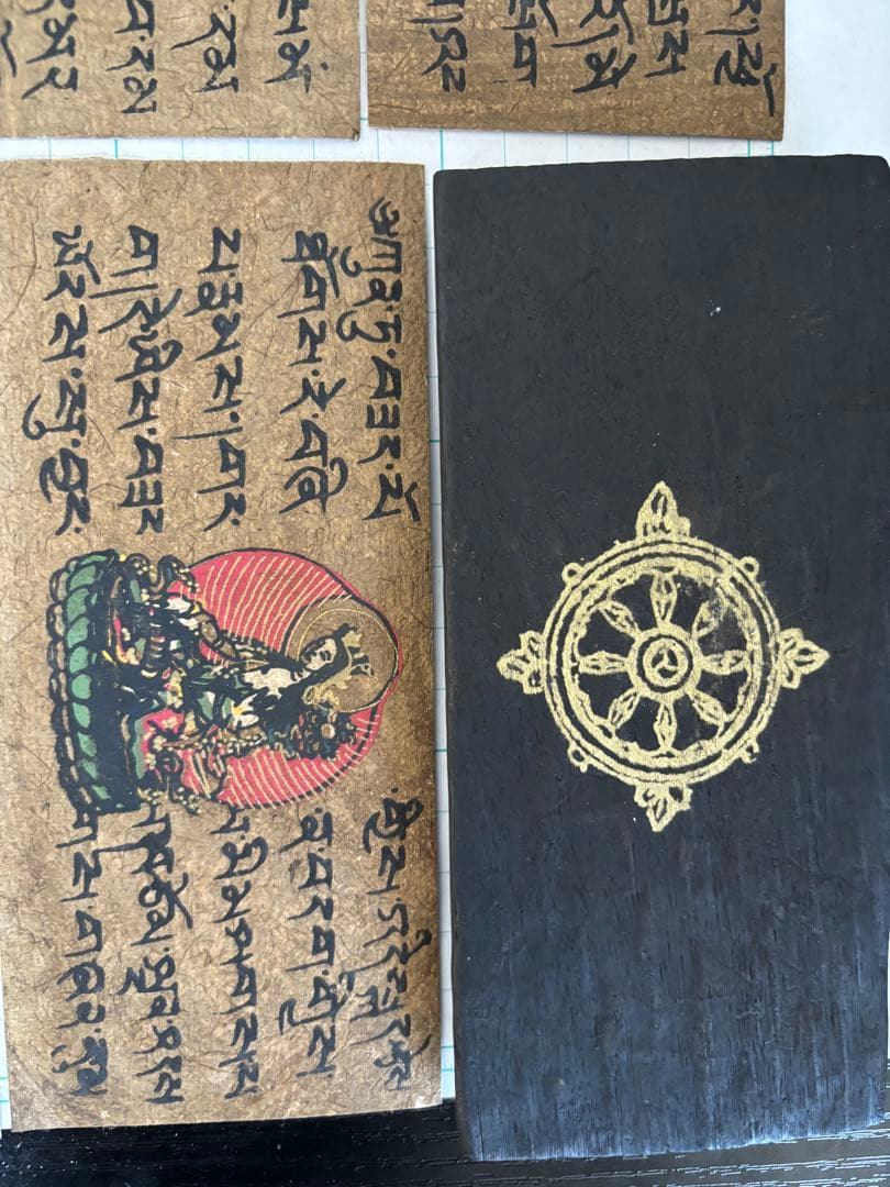 中国骨董品　チベット　仏　二つ