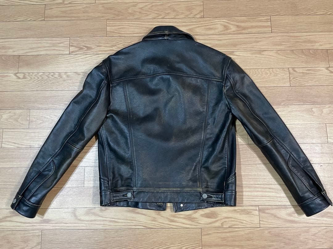 ジャケット・アウター diesel cow leather jacket
