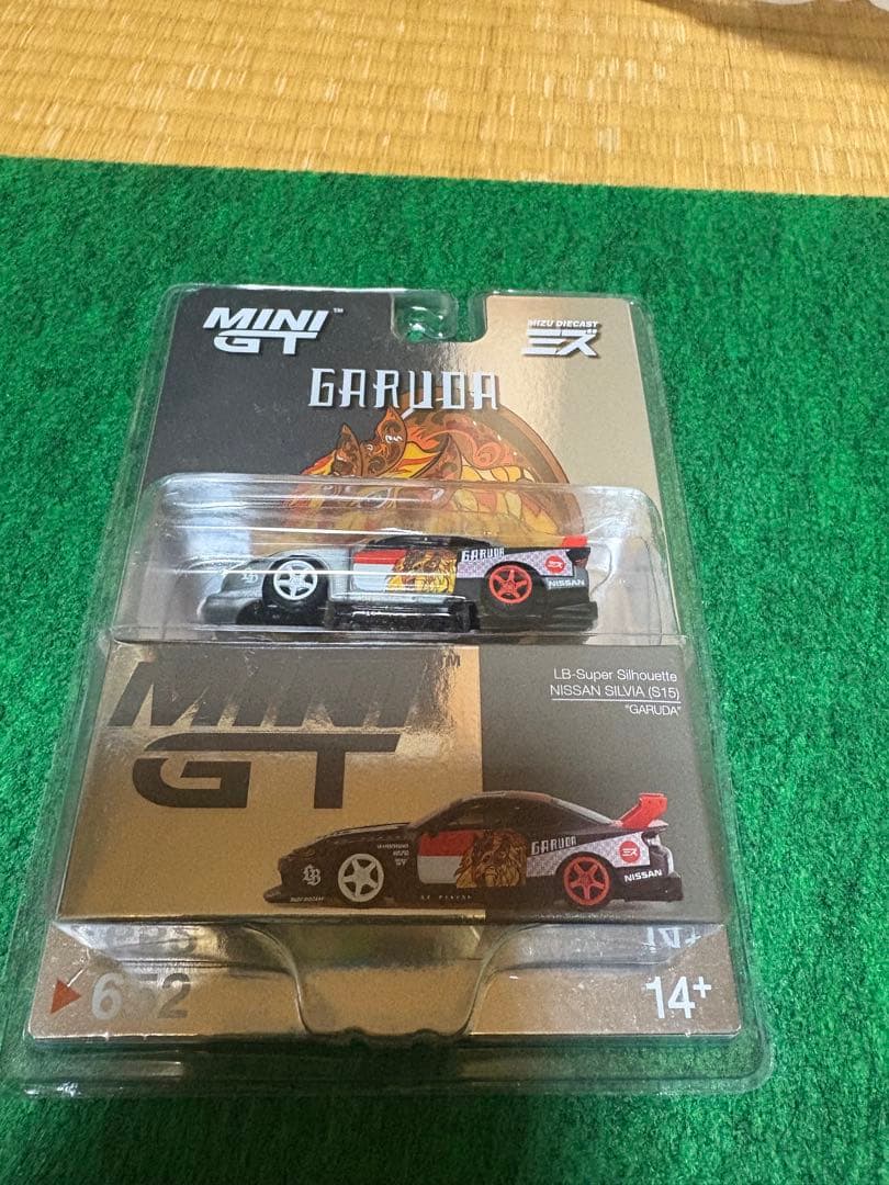 MINIGT×ミズ1/64 シルビア S15 GARUDA LBWK チェイス