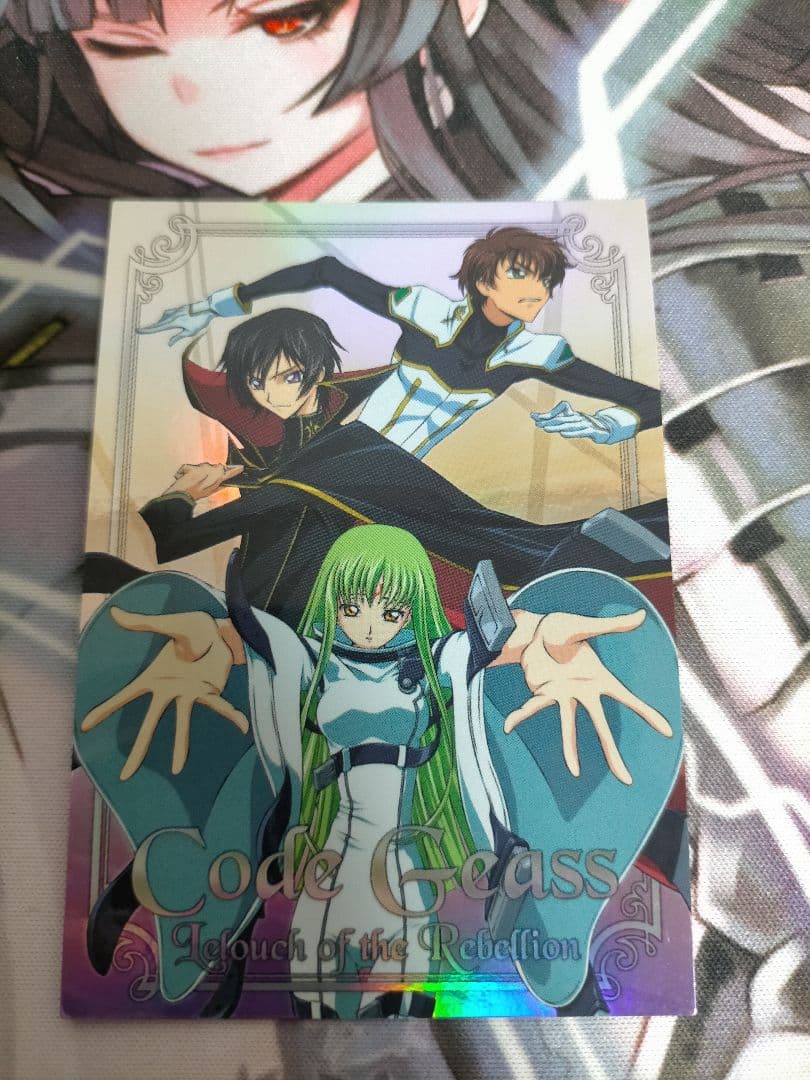 コードギアス 反逆のルルーシュ カード EX001 C.C.＆ルルーシュ＆スザク