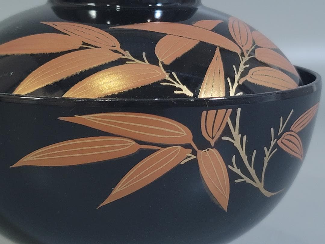 会津塗 吸物碗 五客 共箱 未使用 DT338