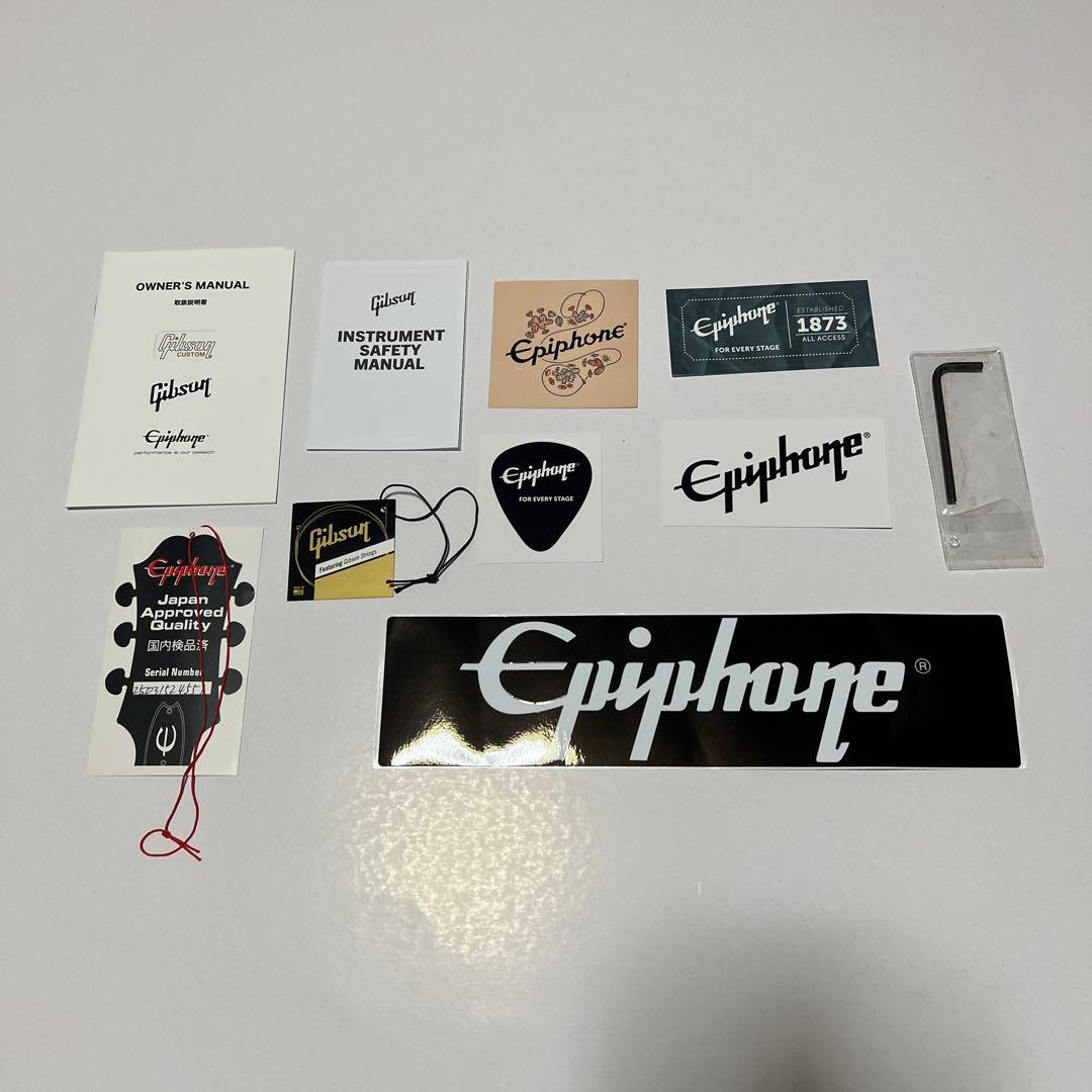 Epiphone　Les Paul Custom　レスポールカスタム　ブラック