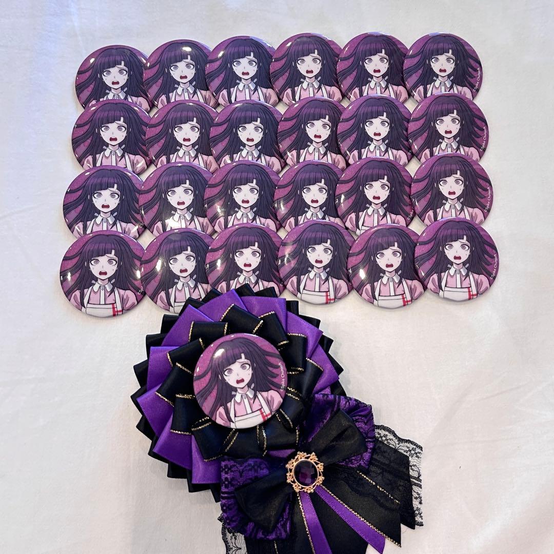 ダンガンロンパ　オンラインくじ　くじメイト　罪木蜜柑　缶バッジ