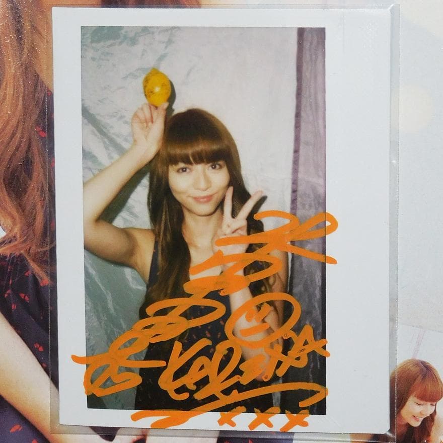 香里奈 直筆サイン入りポラ 私が恋愛できない理由 チェキ