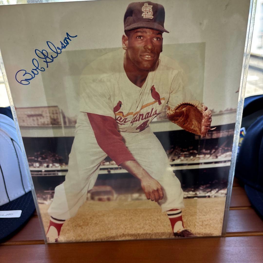 【SALE】MLBボブ・ギブソン選手サイン入り写真