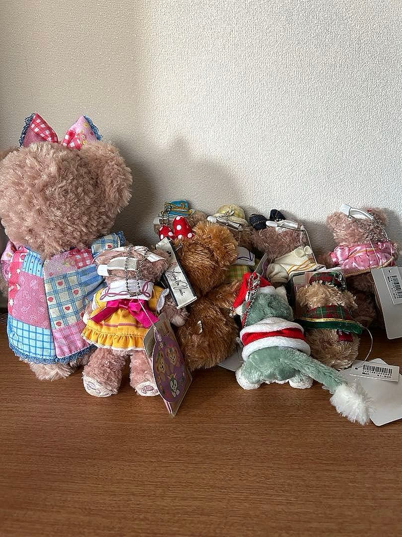 シェリーメイ　ダッフィ　ジェラトーニ　ぬいぐるみ　ぬいぐるみバッジ　ストラップ