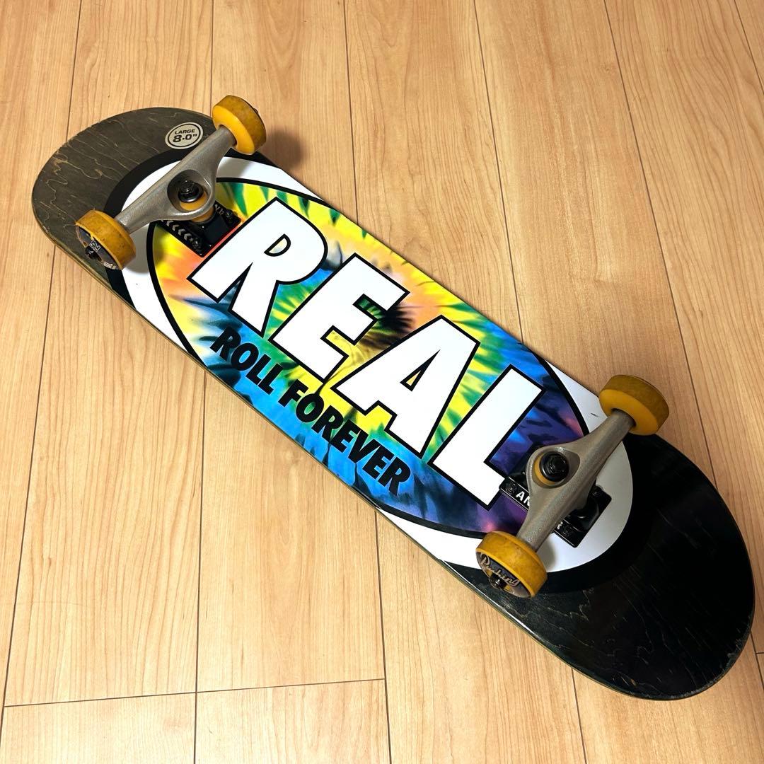 8.0インチ REAL リアル スケートボード コンプリートデッキ