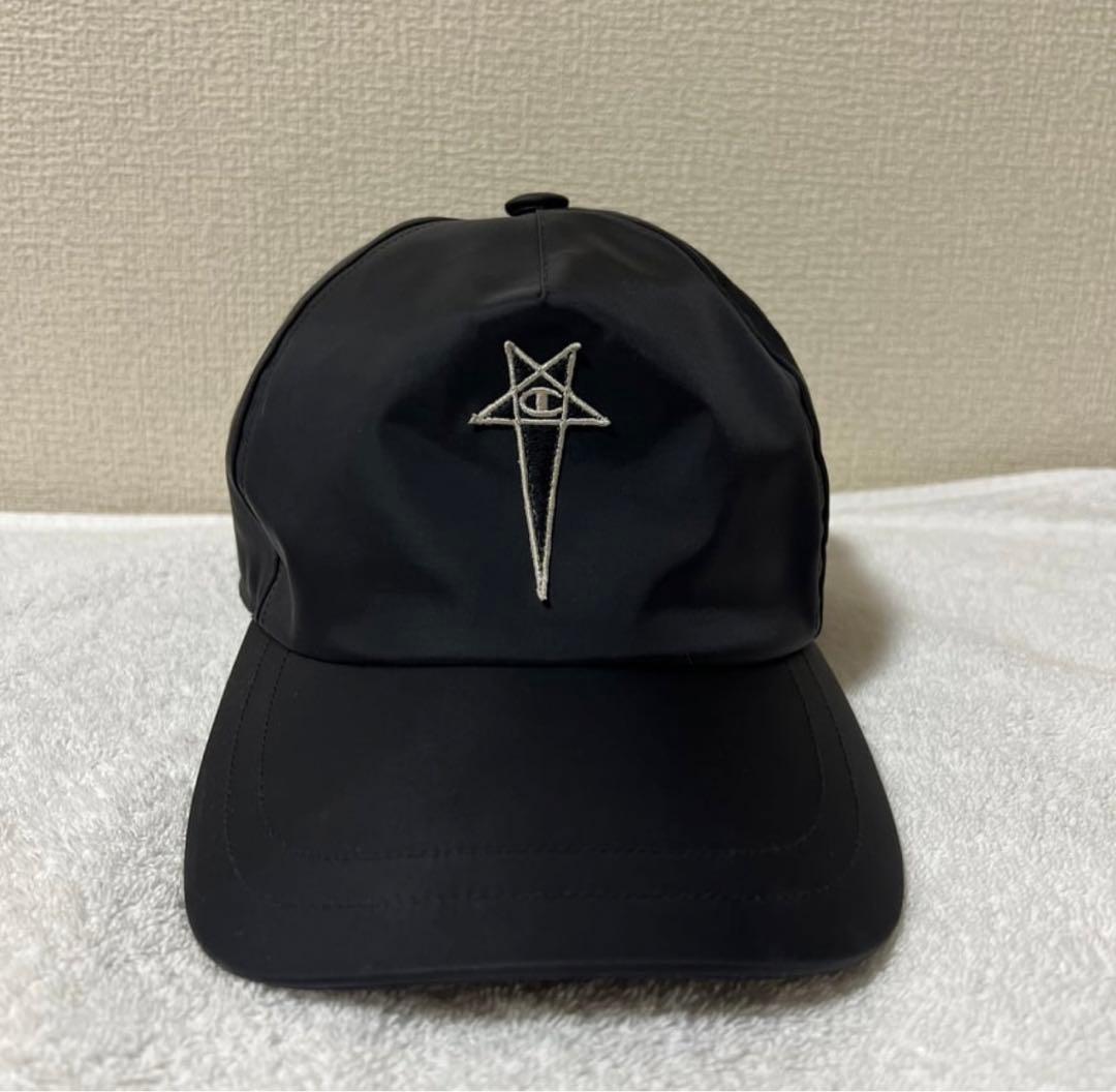 【スニダン購入品】rick owens champion キャップ／帽子
