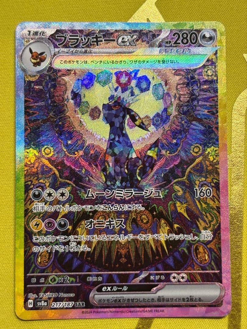 D*B様 ブラッキー ex sar テラスタルフェス ポケモンカード