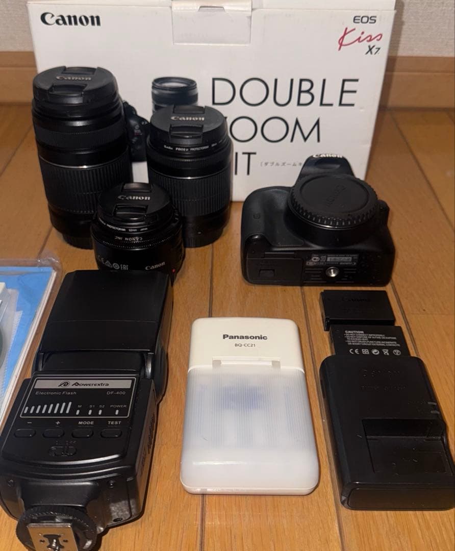 Canon EOS Kiss X7 ダブルズームキット＋単焦点レンズ等