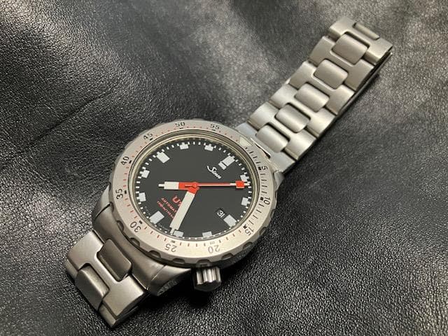 ゆ*マ様 Sinn U1 1010 スチールブレス＋ラバーバンド／初売り大特価