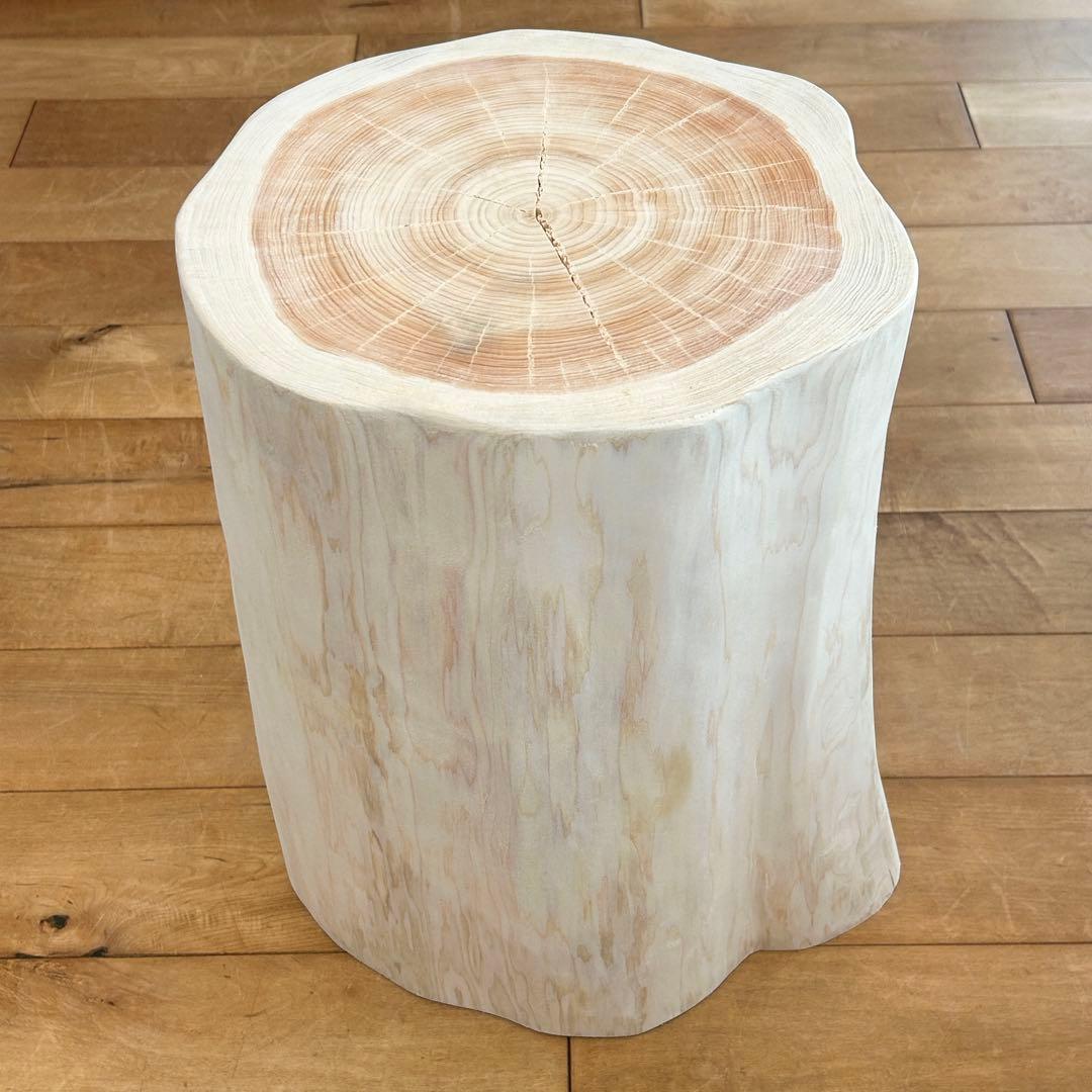 檜　丸太　椅子　フリル　1036