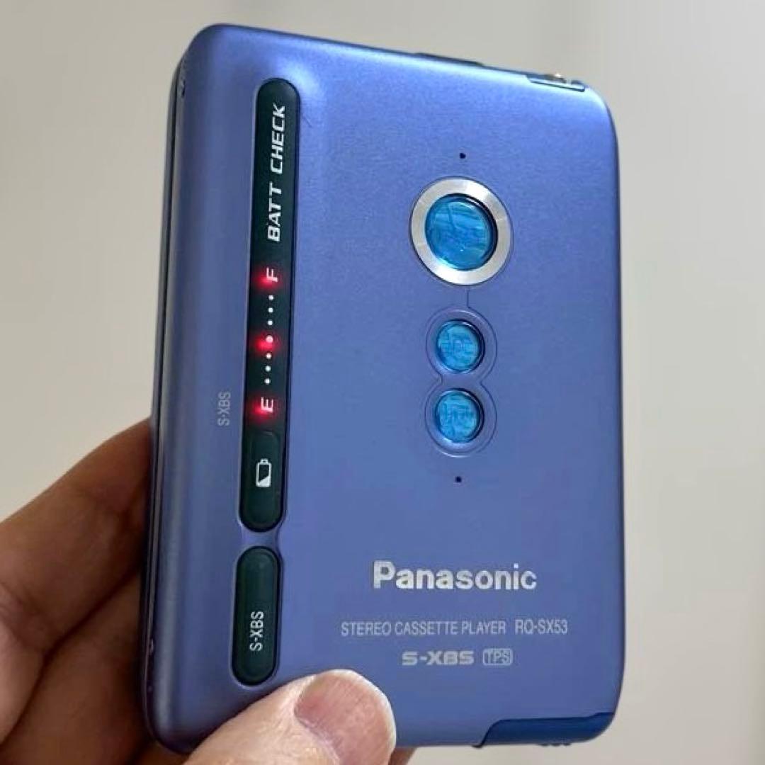 【極美品DE修復品】Panasonic カセット プレーヤー RQ-SX53