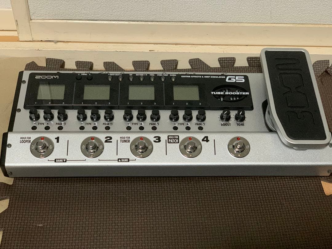 ZOOM G5 マルチエフェクター 本体、取扱説明書のみ