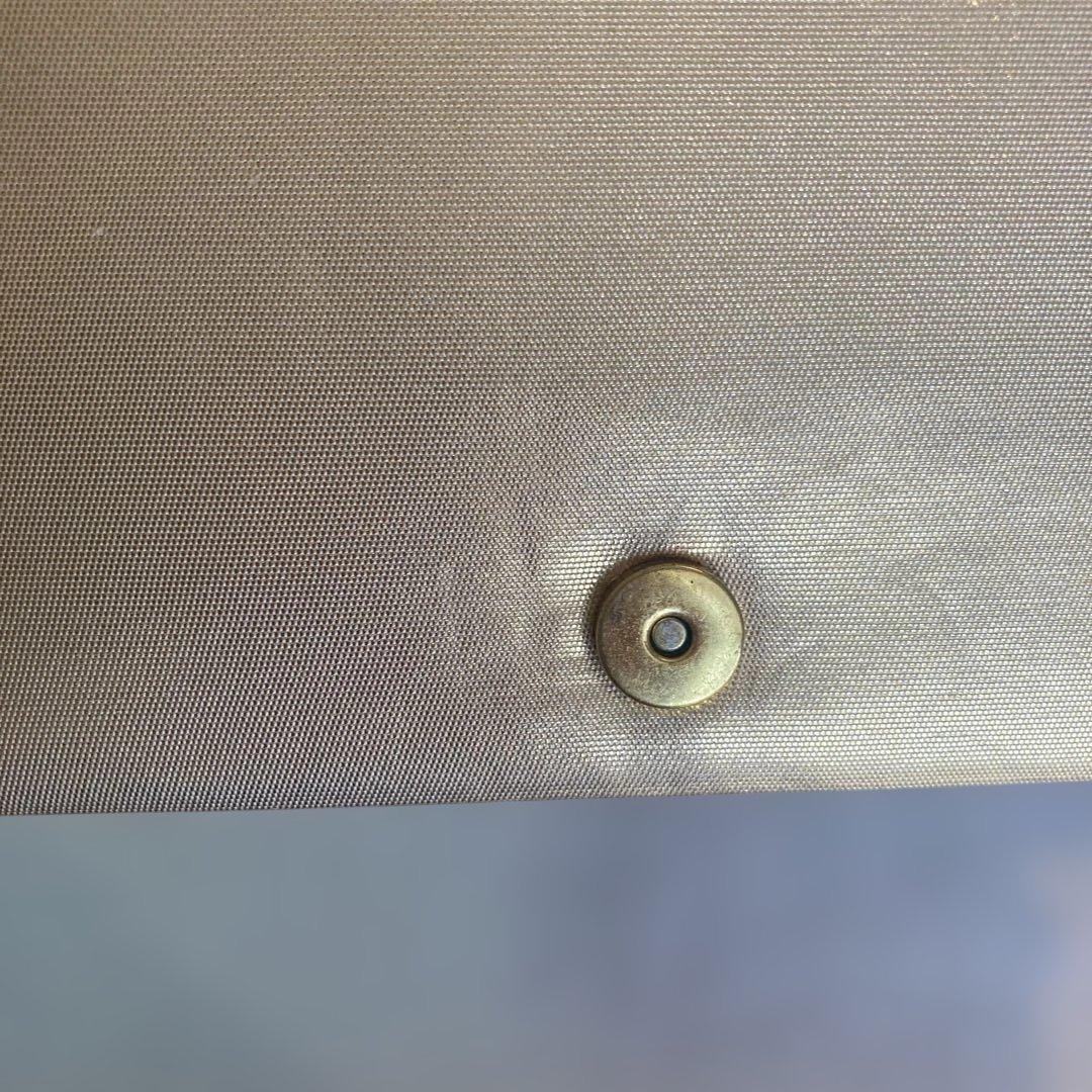 ミキモト　佐賀錦　ゴールドクラッチバッグ