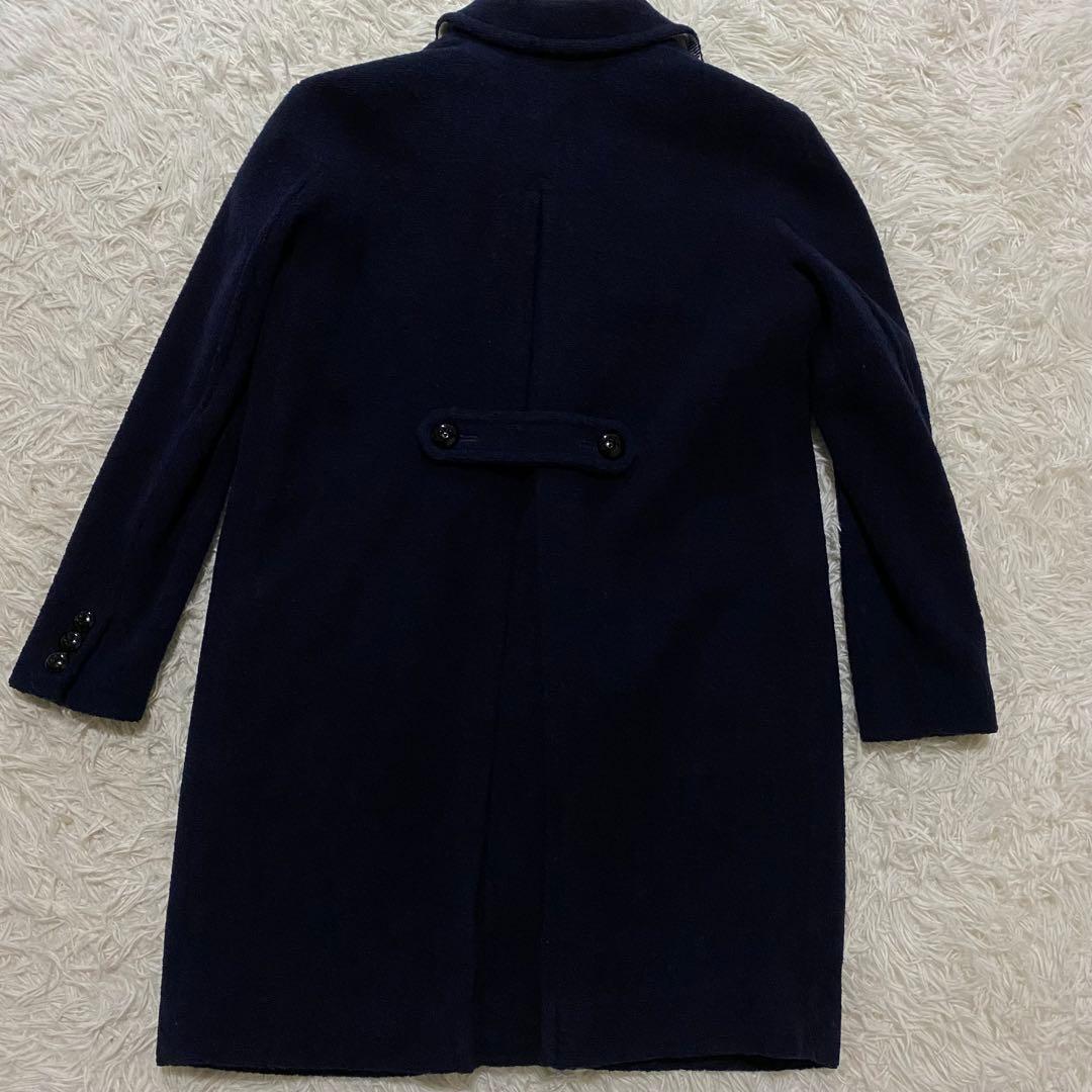 【美品】ブルーレーベルクレストブリッジ　チェスターコート　ネイビー　Mサイズ