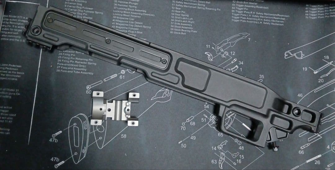 東京マルイ　vsr10用フレーム　mlc s2