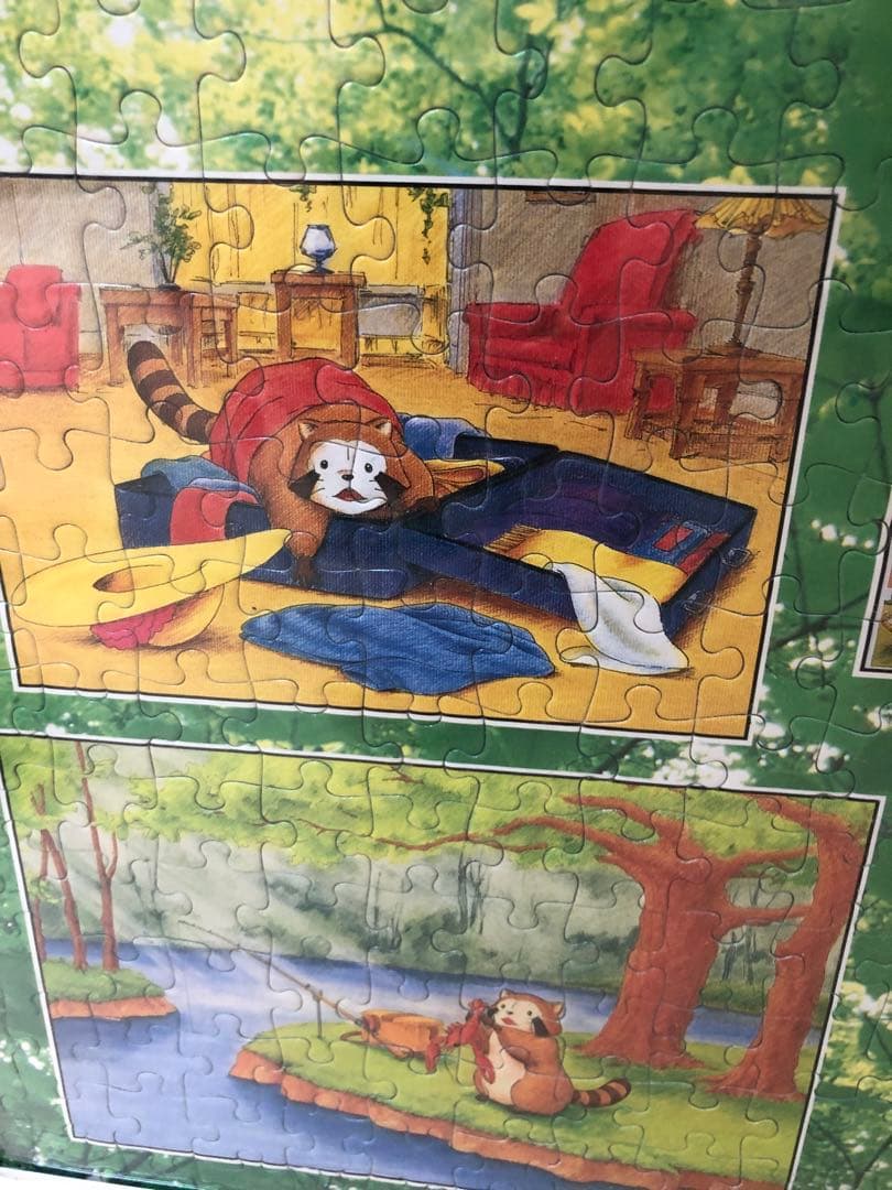 ２個セット！1000ピース　あらいぐま　ラスカル　パズル　ジグソーパズル　完成品