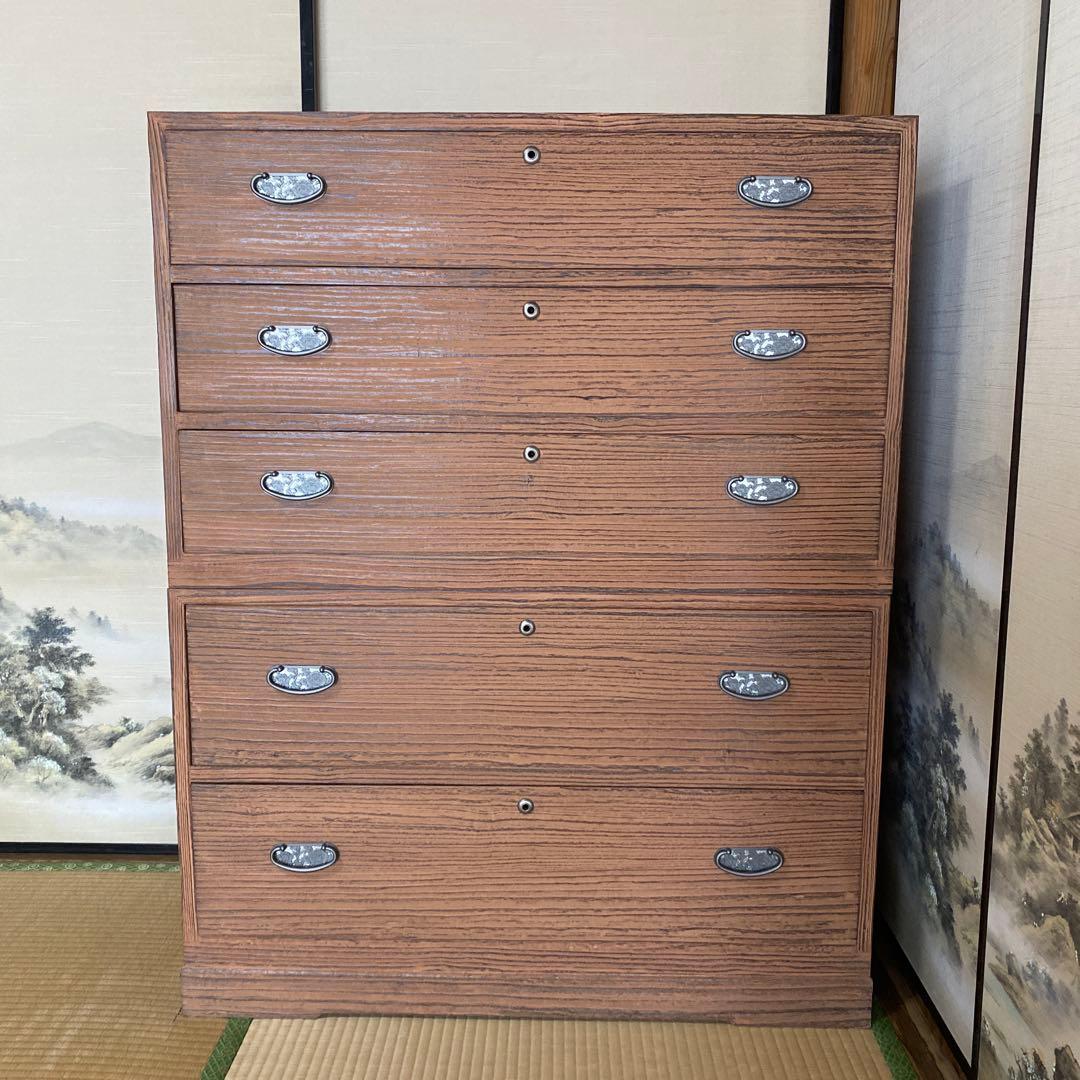 【16日まで限定お値下げ】箪笥 婚礼箪笥 古道具 桐 収納家具 インテリア ①