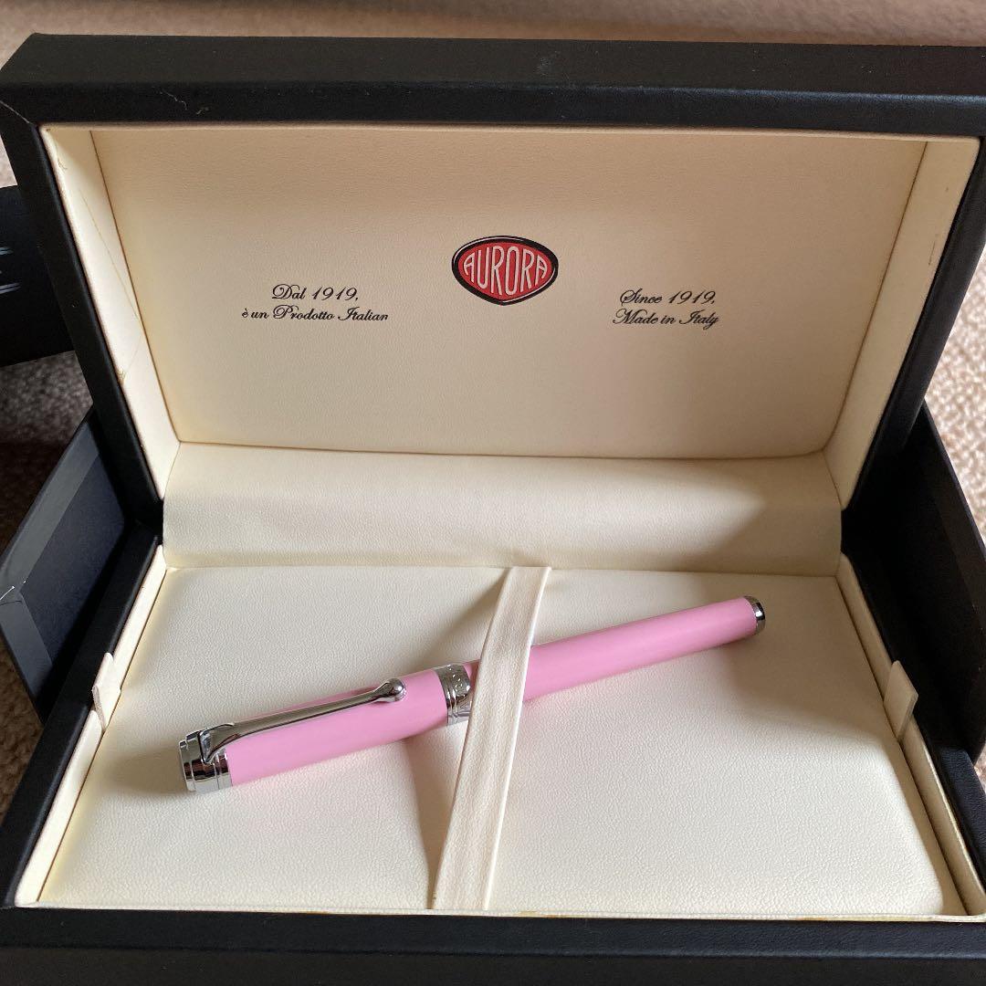 AURORA 万年筆 ピンク ☆お値下げ中☆