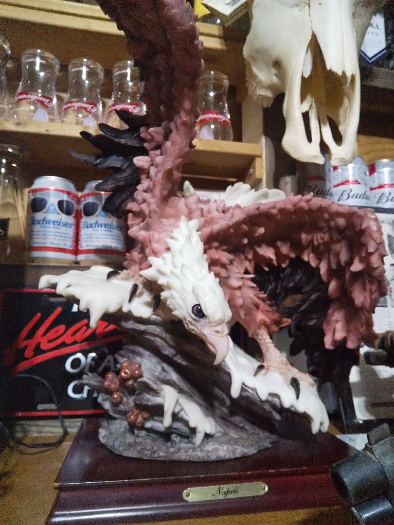 白頭鷲アメリカンイーグル置物 ウエスタン、アメリカン雑貨ハーレー好きな方