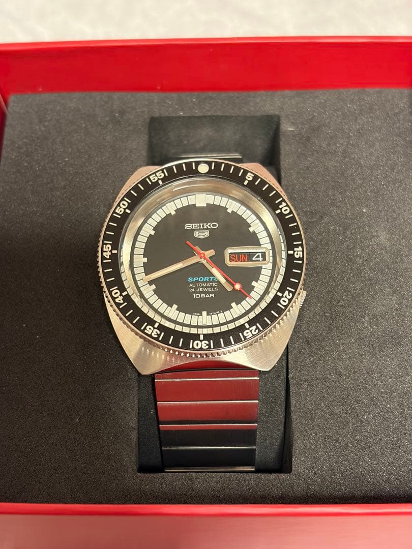 【未使用】復刻版セイコー5スポーツ　SBSA223海外品番
