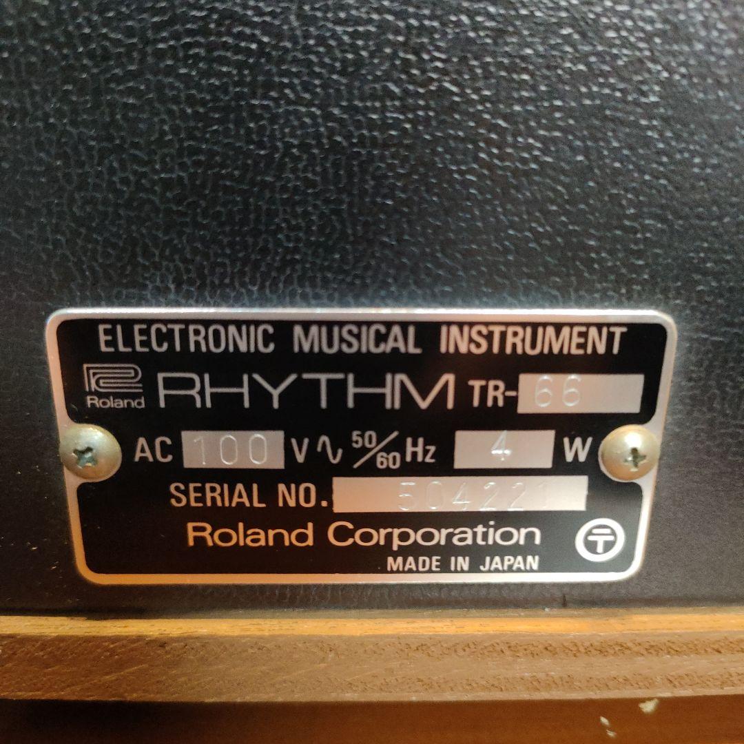 期間限定値下　ローランド Roland リズムボックス TR-66 動作確認済