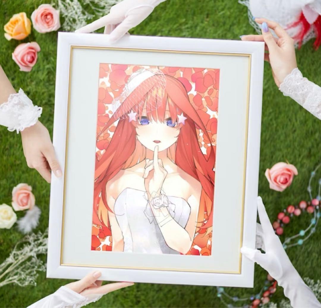 五等分の花嫁　中野五月　anique 額装絵