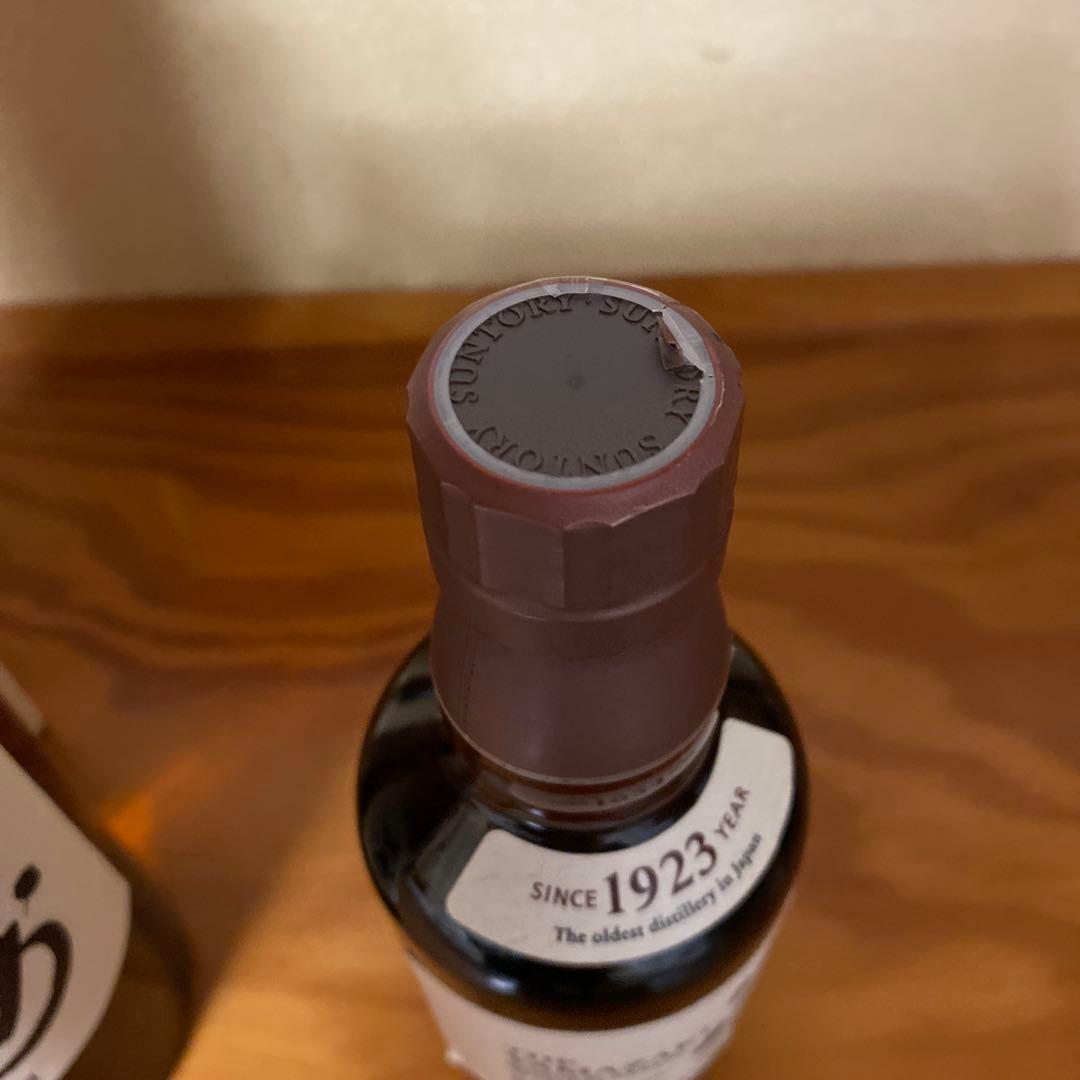 ☆サントリーシングルモルトウイスキー山崎箱付700ml1本と350ml1本