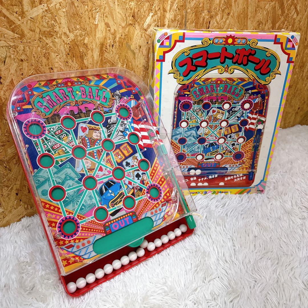 外箱付き♪ツクダオリジナル 初代 スマートボール レトロ 昭和 ピンボール