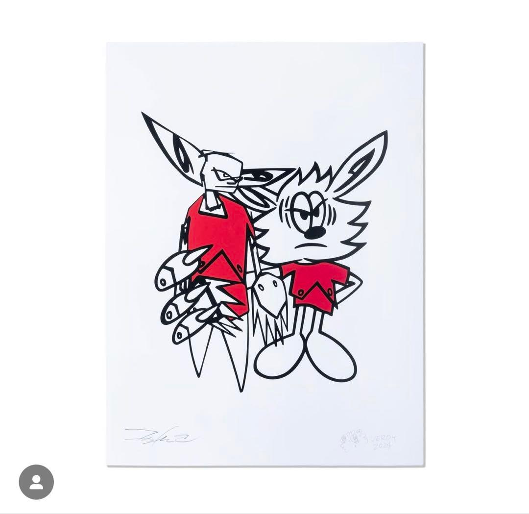 絵画 futura verdy untitled Silkscreen