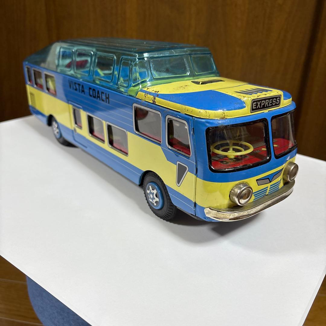 ブリキ　レトロバス　ビスタコーチ