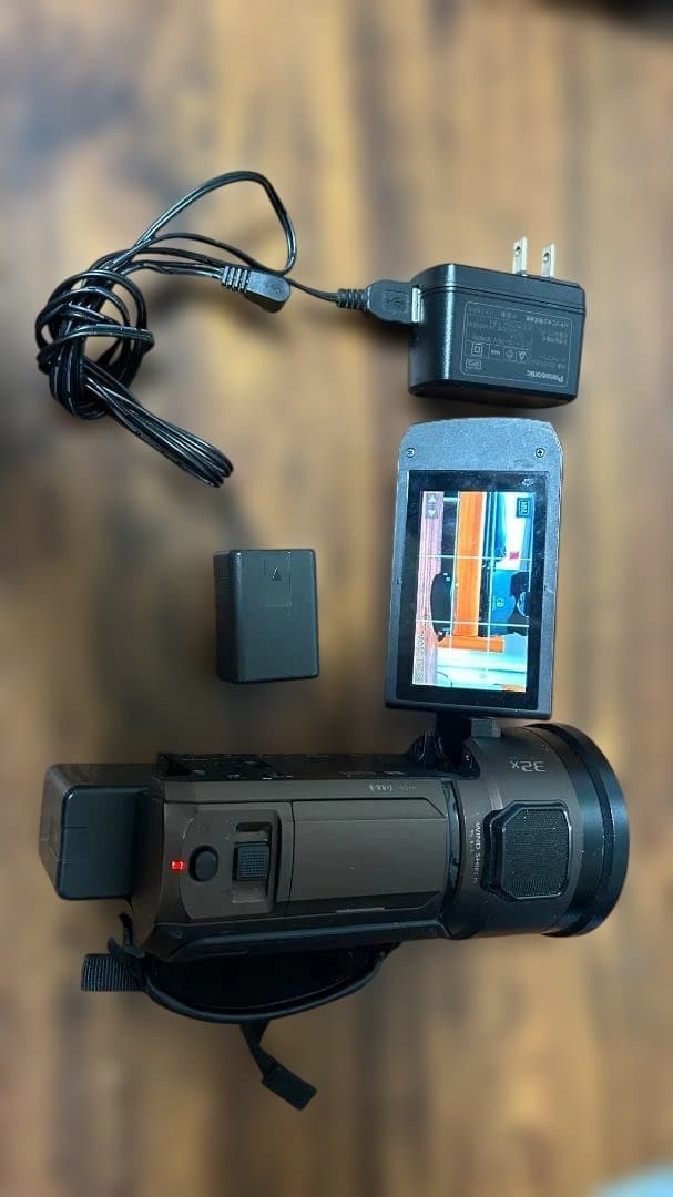 【ジャンク扱い・センサー故障】パナソニック製4KビデオカメラHC-VX1M