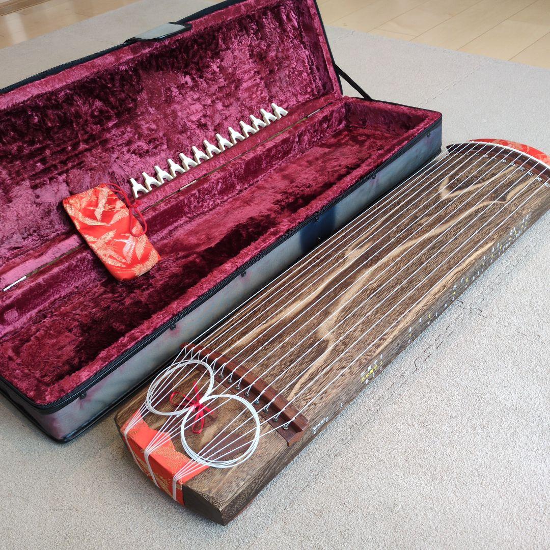 お琴(箏)13絃87cm、(ゼンオン)ZEN-ON文化琴「羽衣」