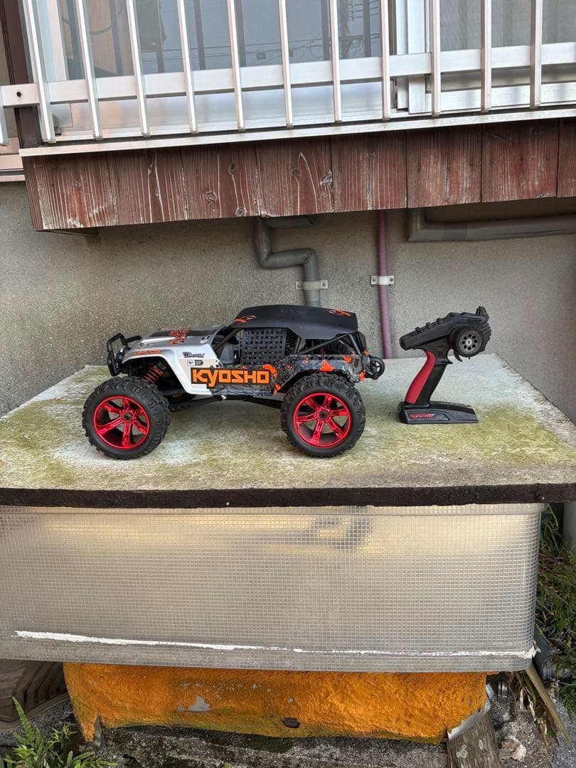 1/8 京商RC 4WD FO-XXReadyset モンスタートラックエンジン