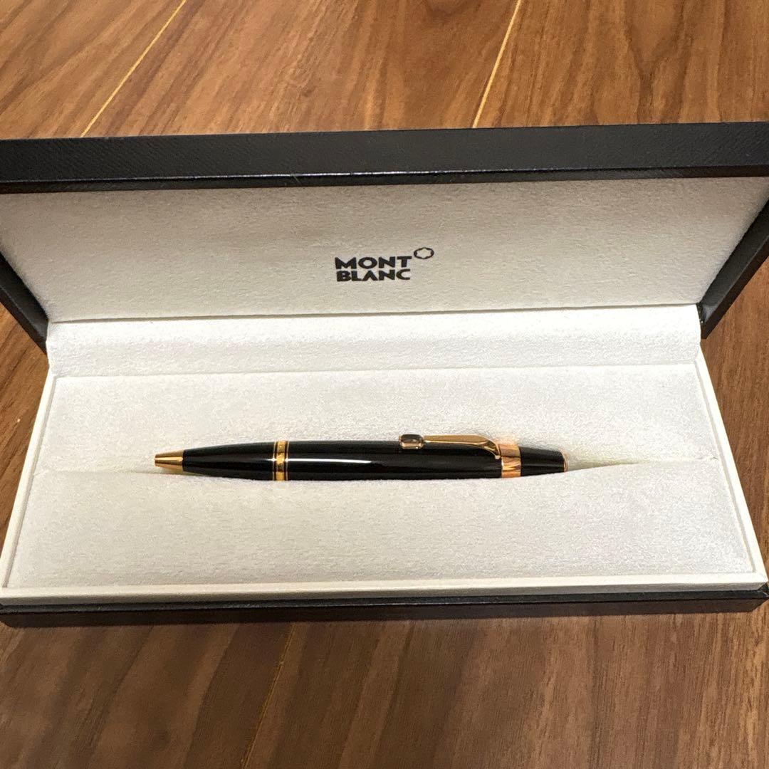 美品　モンブラン MONTBLANC ボールペン ボエム マロン　廃盤　黒×金