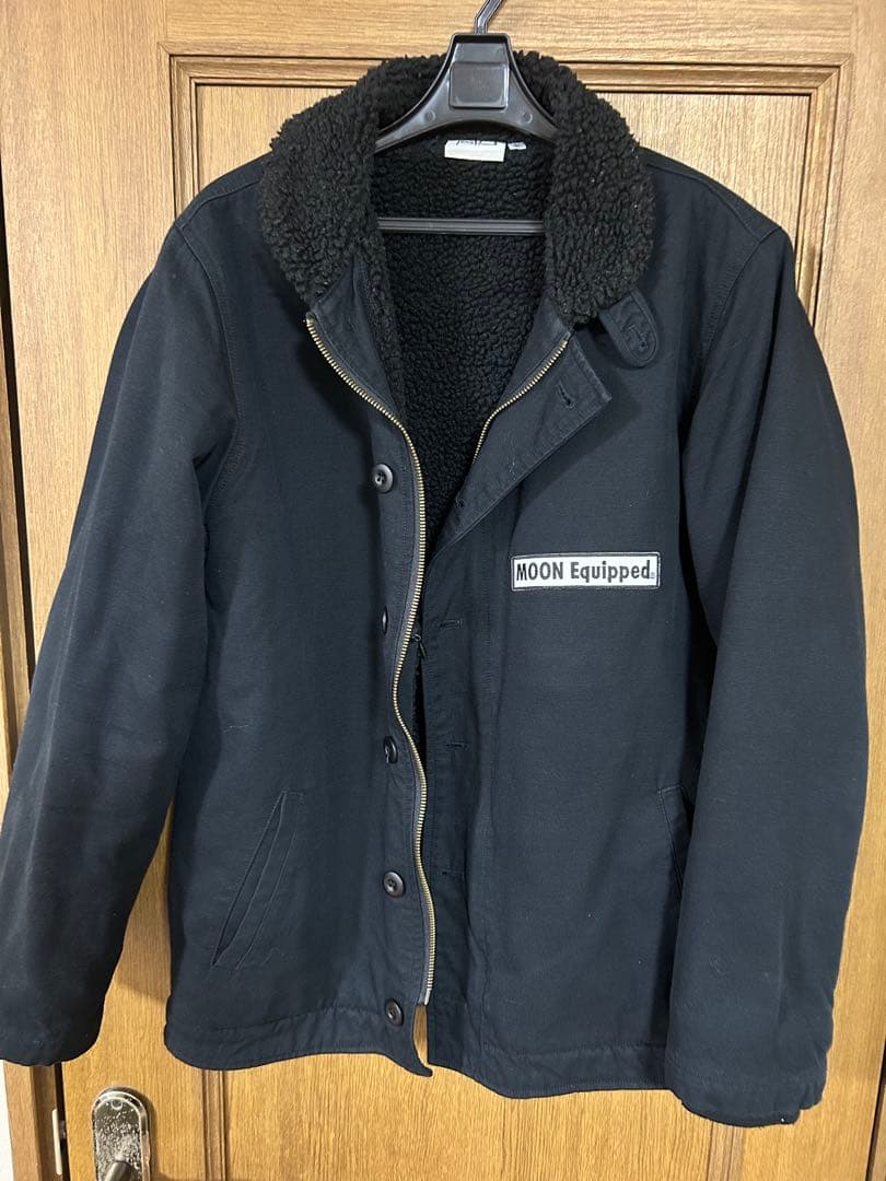 MOON Equipped フリースライニングジャケット L 黒
