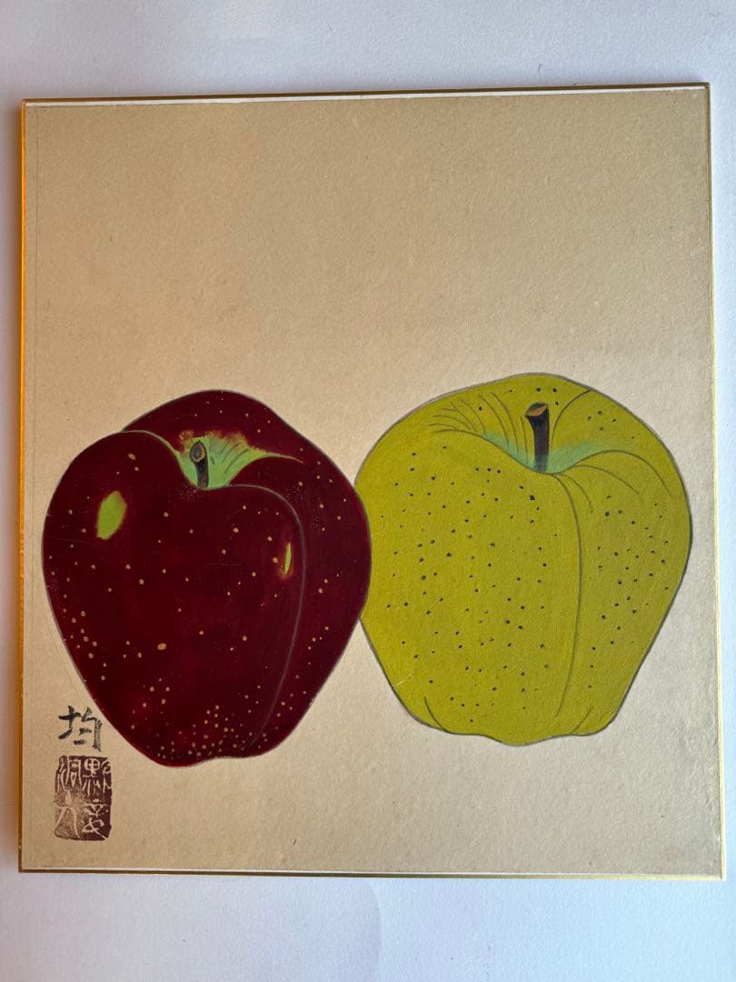 【希少】小松均　日本画　色紙