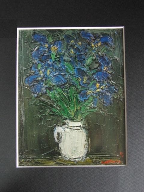 アンドレ・コタボ、【アイリス】、希少な額装用画集より、新品額装付、状態良好