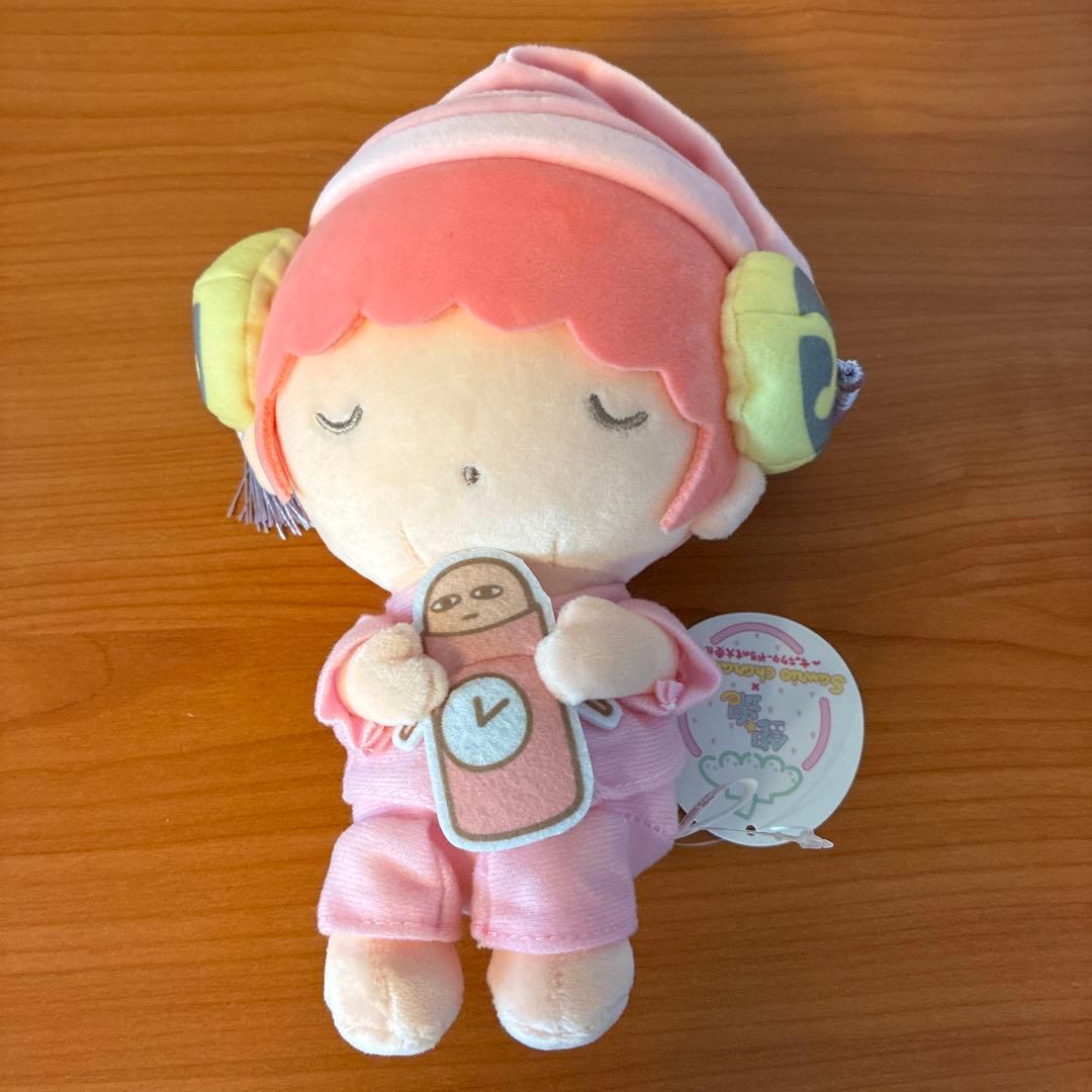 銀魂×サンリオ　神楽　むにゅぐるみ　おやすみ柄