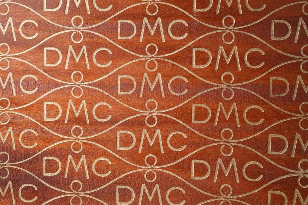 古い糸メーカーの引き出し フランス・DMC スプールキャビネット ウッドラック