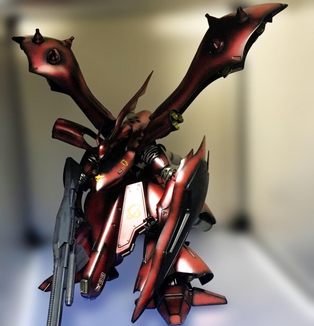 RE 1/100 MSN-04II ナイチンゲール グラデーション全塗装完成品