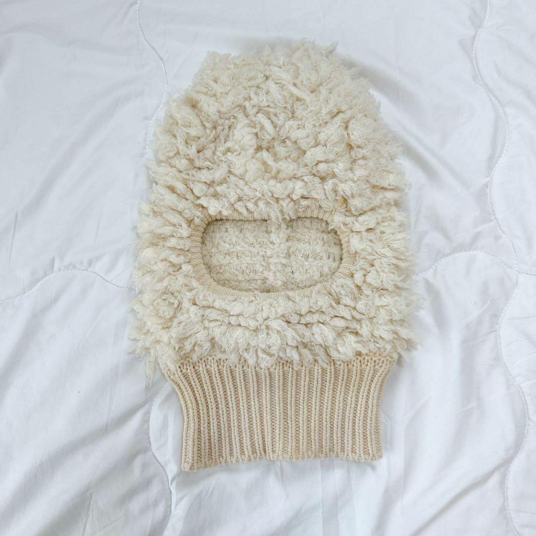 美品✨アラヌイ　バラクラバ　ボアニットキャップ　ユニセックス　free