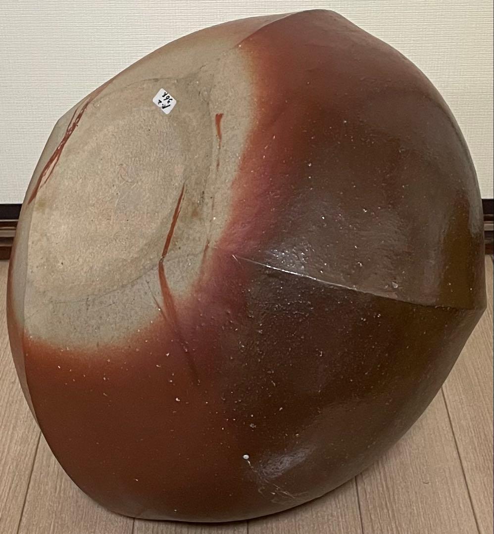 TK　大壺　備前焼　作家作品　共箱　共布　栞　　　　12kg v447