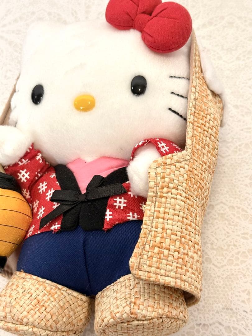 激レア！2002年 冬季限定 雪やこんこん キティ ぬいぐるみ レトロ