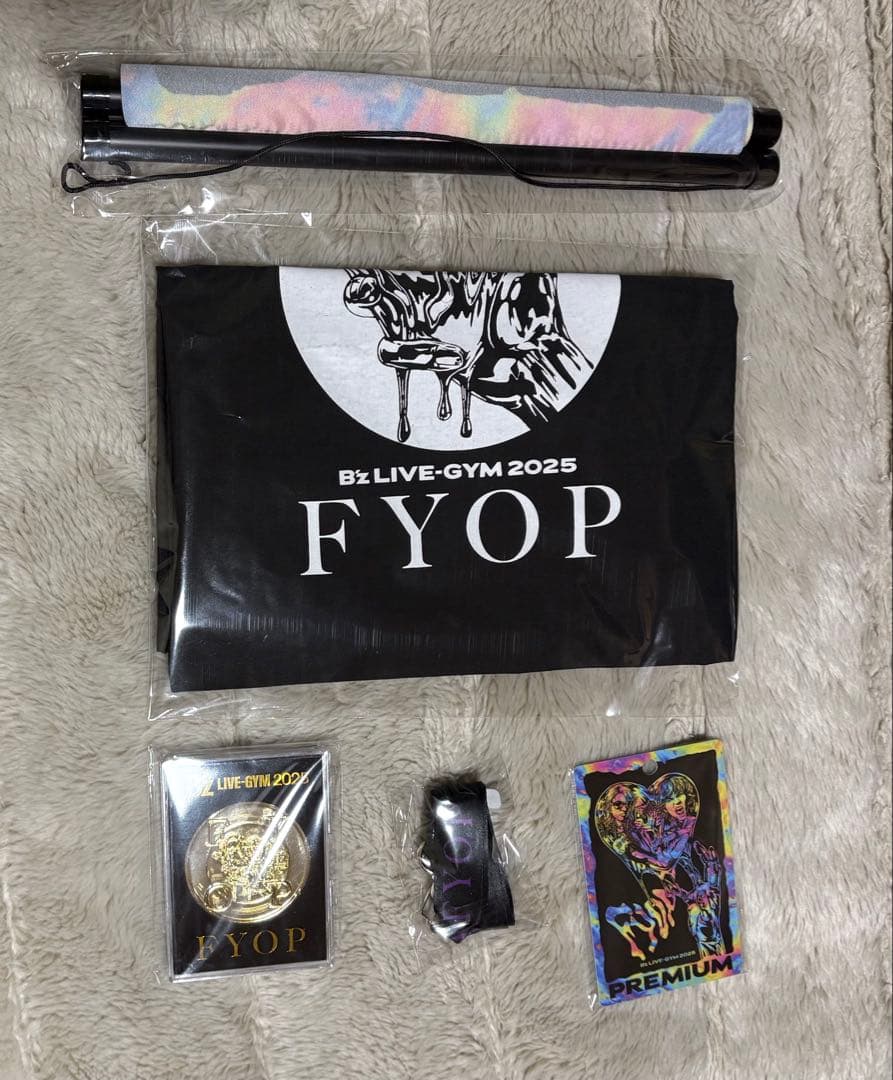 B'z LIVE-GYM2025 FYOP Premium席専用オリジナルグッズ