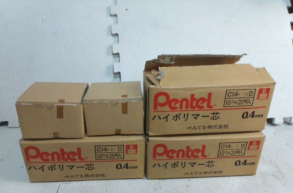 ぺんてる　ハイポリマー　スーパー芯　10個入り×8箱　合計80点（12本入り）