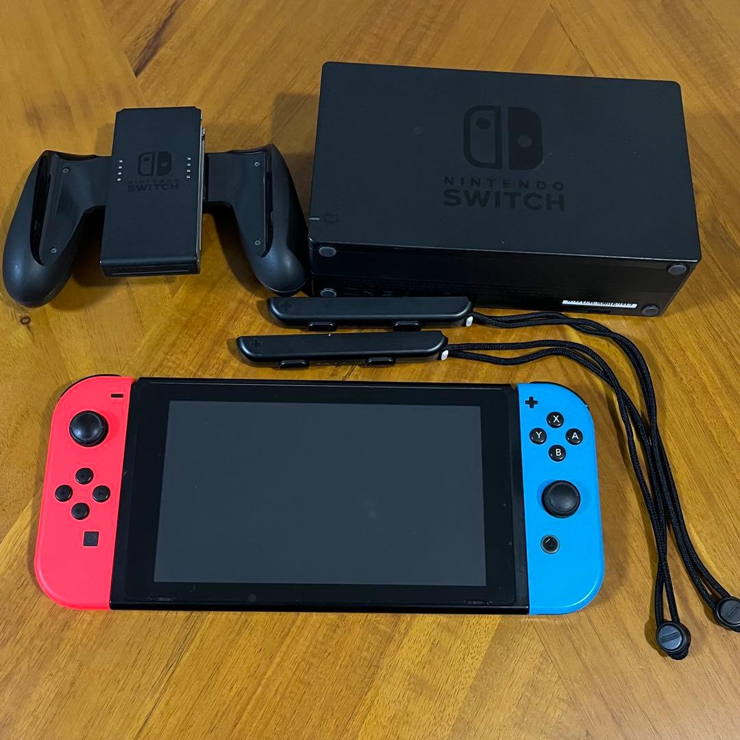 Nintendo switch 本体＋純正LANアダプター付き