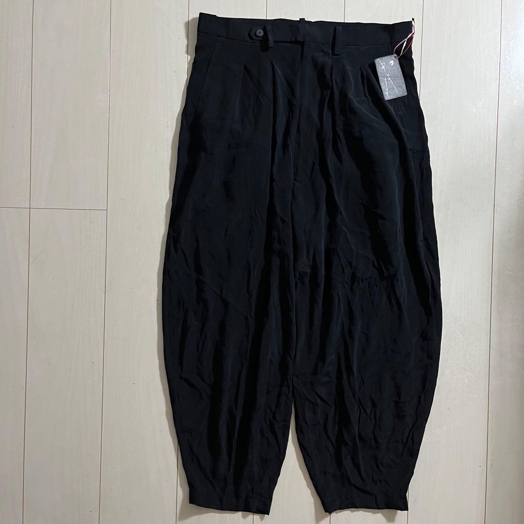 m’s braque エムズブラック 未使用 キュプラ レーヨン ワイド パンツ
