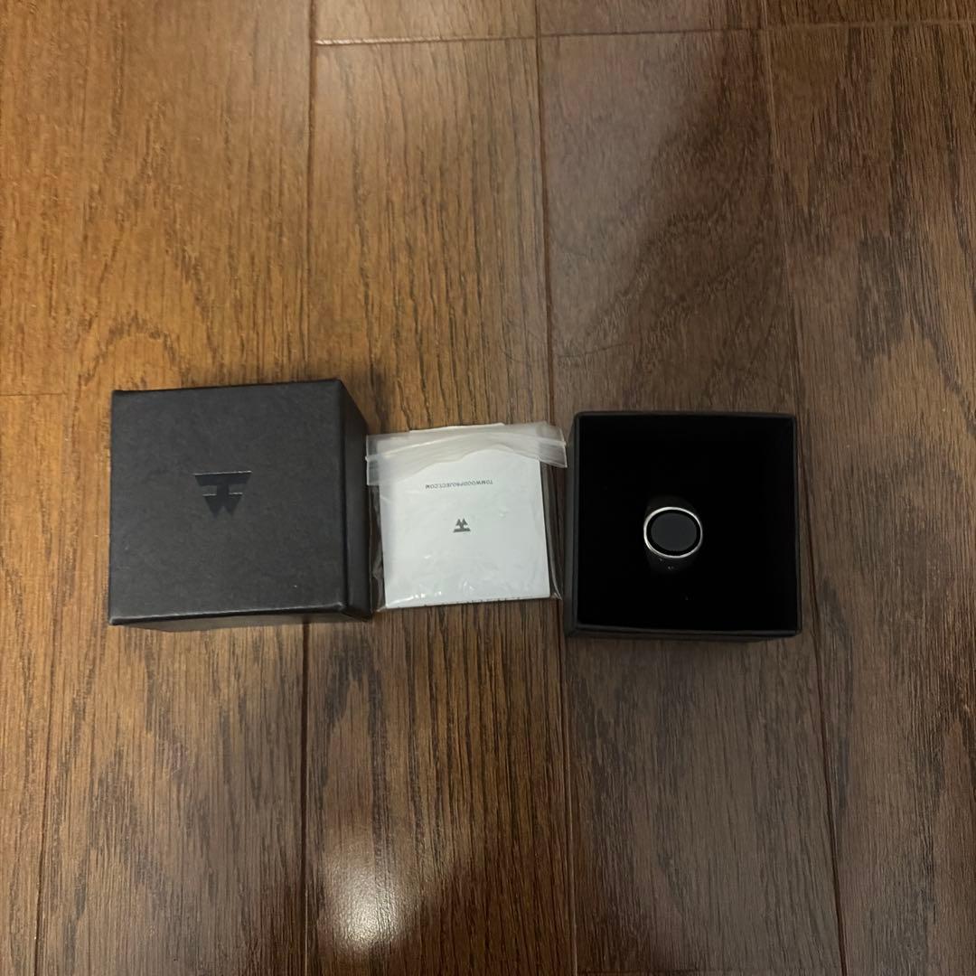 トムウッド シルバー オニキスリング　20号